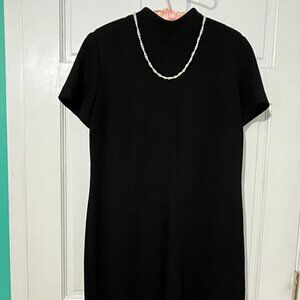 Ann Taylor wool little black dress
